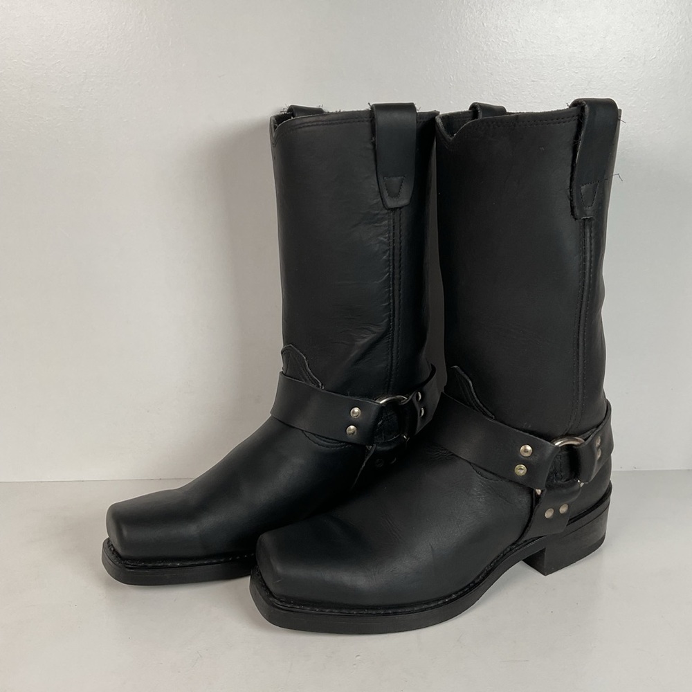 Vintage Durango Black Oiled Harness Boots | USA Made | Men’s 9 EE